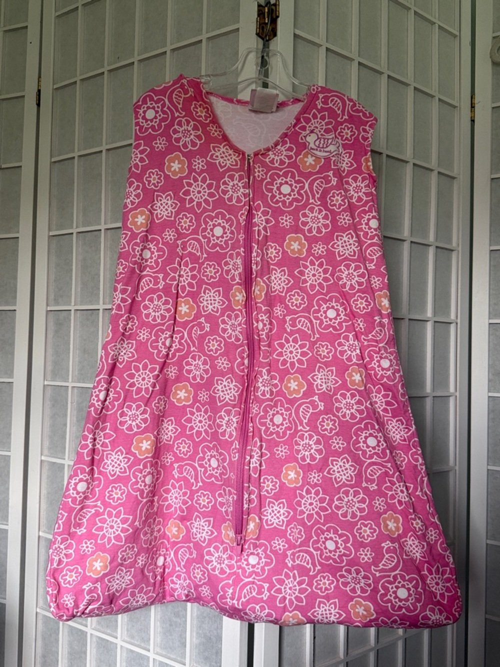 Halo Pink Floral SleepSack Wearable Blanket Size Medium